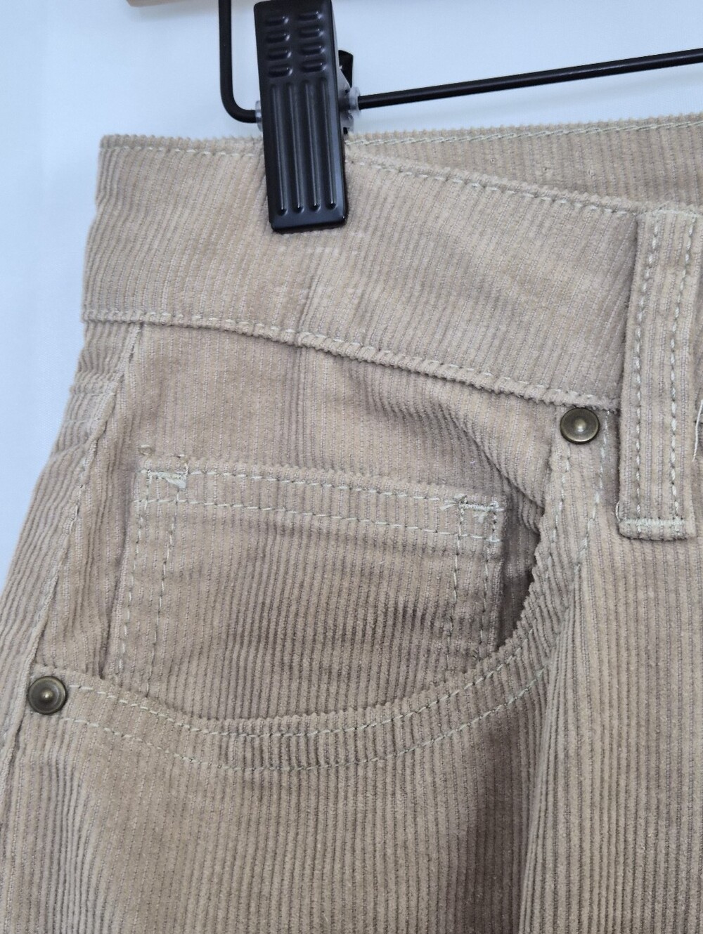 Cotton On Cord Straight Jeans Women’s Size 6 Tan Beige Corduroy High Rise Pants - Picture 7 of 16
